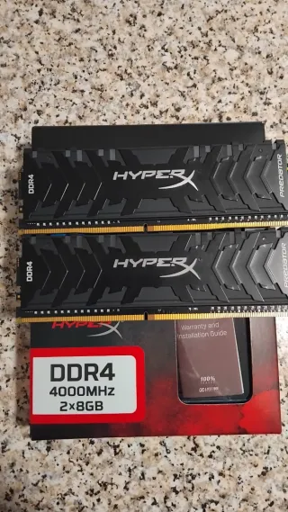 HyperX Predator DDR4 4000MHz 2x8GB