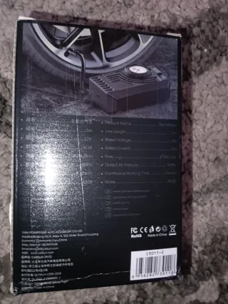 Compresor de Aire Carsun con Luz LED