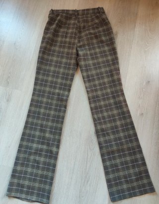 Pantalón NUEVO cuadros campana Talla M