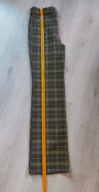Pantalón NUEVO cuadros campana Talla M