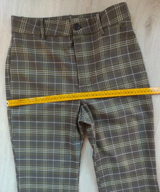 Pantalón NUEVO cuadros campana Talla M