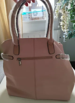 Bolso grande rosa nuevo