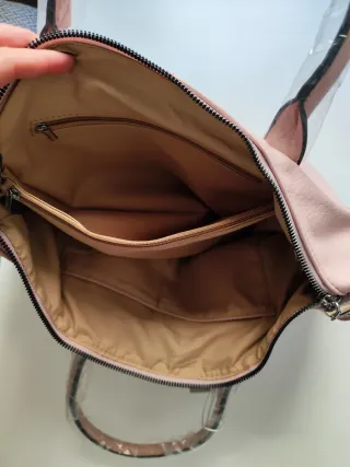Bolso grande rosa nuevo