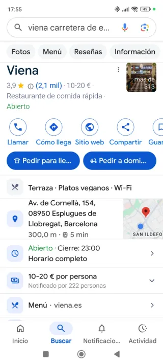 Bici carretera Gimson TALLA 54 altura 1'65-1'80 cm