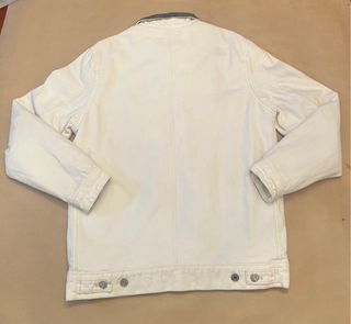 Chaqueta Zara Blanca Cuello Pana