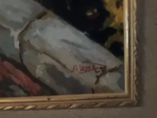 Cuadro al óleo A. López