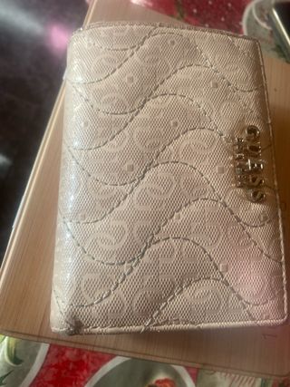 Cartera Guess Beige Mujer Original