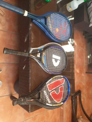 Lote 3 Raquetas Tenis