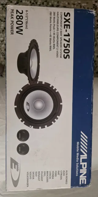 Altavoces Alpine SXE-1750S 280W 6.5