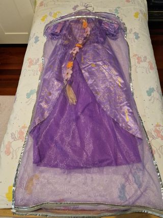 Disfraz Rapunzel Disney Niña T5-6 + Accesorios
