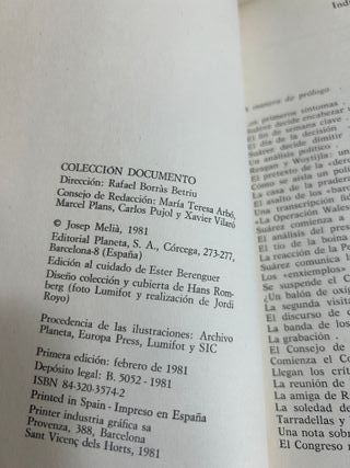 Así cayó Adolfo Suárez (Colección Documento...