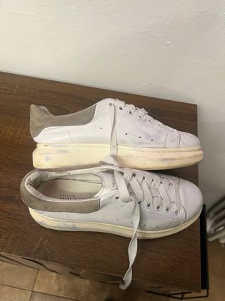 Scarpe Alexander McQueen Uomo Bianche Beige