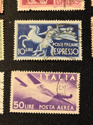 15 Francobolli Poste Italiane Espresso 1925