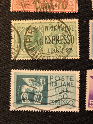 15 Francobolli Poste Italiane Espresso 1925