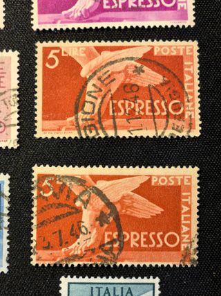 15 Francobolli Poste Italiane Espresso 1925