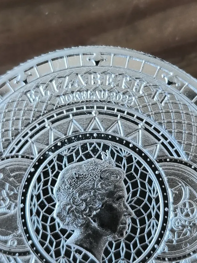 Moneda Plata 1 oz Chronos Tokelau 2022