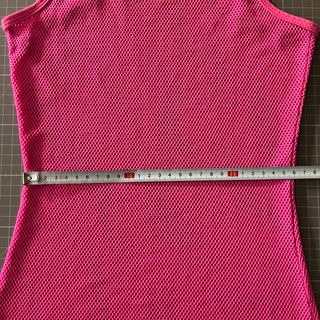 Lote 2 camisetas malla flúor Y2K, mujer talla XS