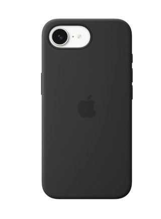 Funda de silicona para el iPhone 16e - Negro