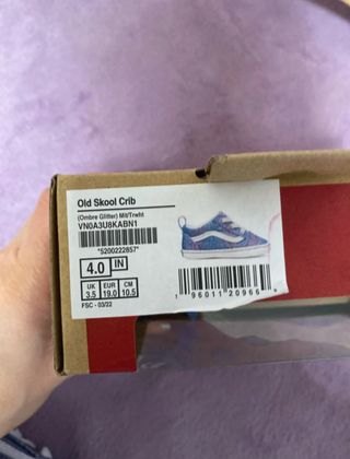 Scarpine Vans neonata 6-9 mesi