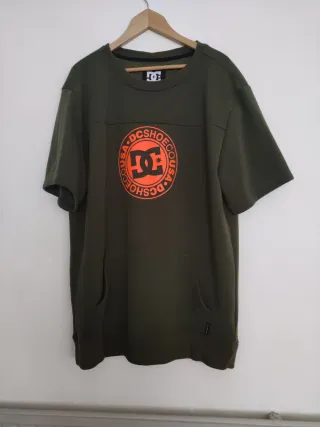 Sudadera doble DC Shoes verde y naranja