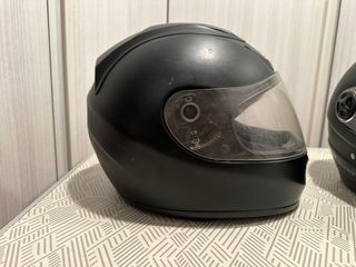2 Cascos Moto Integrales Negros