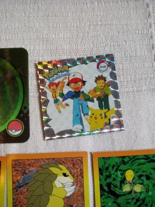 Lote Vintage Pokémon Tattoos y Cartas
