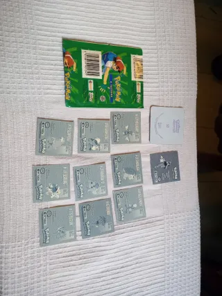 Lote Vintage Pokémon Tattoos y Cartas