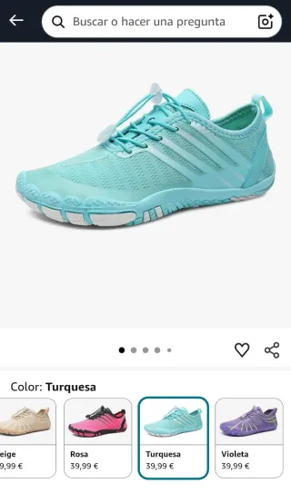 Zapatos Descalzo "Barefoot" Agua Mujer Talla 39