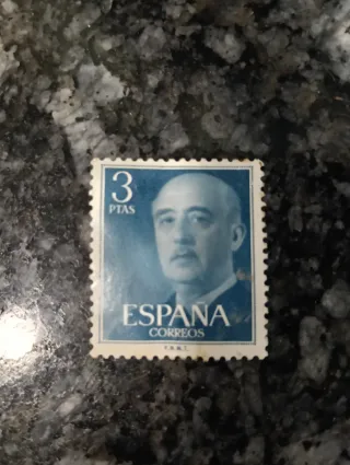 Sello España 3 PTAS Franco