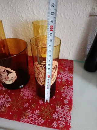 Juego Vasos y Cubitera Vintage