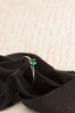 Anillo Plata 925 con Esmeralda