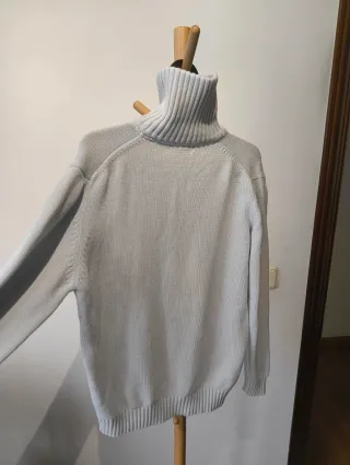 Jerséis Cardga Zara Cuello Alto Cremallera Azul Ce