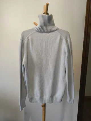 Jerséis Cardga Zara Cuello Alto Cremallera Azul Ce