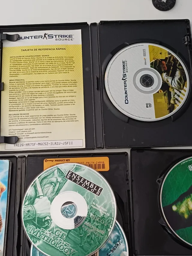 Lote 3 Juegos PC: Counter-Strike, Age of Mythology