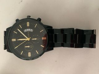 Reloj Geneva Dorado y Rojo Nuevo