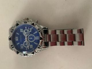 Reloj Geneva Dorado y Rojo Nuevo