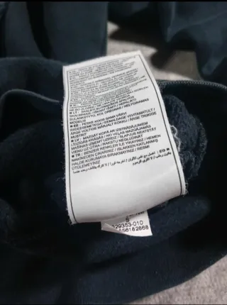 Felpa Nike Vintage 2000s Swoosh Nera Bianca