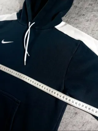 Felpa Nike Vintage 2000s Swoosh Nera Bianca