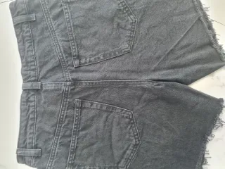 Shorts Vaqueros Negros Talla 38