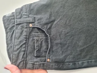 Shorts Vaqueros Negros Talla 38