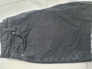 Shorts Vaqueros Negros Talla 38