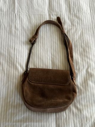 Bolso bandolera Brownie ante