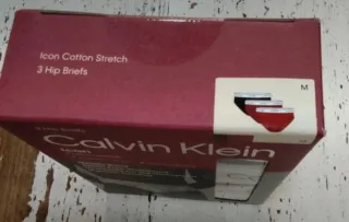 Calvin Klein Slips M (3 unidades) originales packs