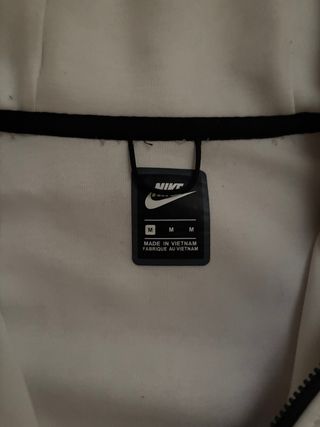 Sudadera Nike Tech Fleece Blanca