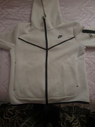 Sudadera Nike Tech Fleece Blanca
