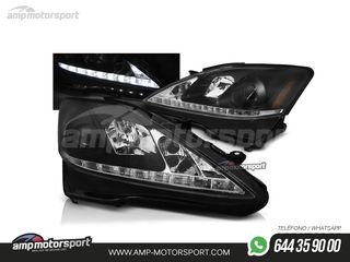 FAROS DELANTEROS LUZ DIURNA LED REAL DRL PARA LEXUS IS