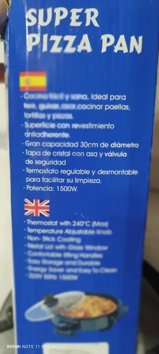 Plancha Horno Pizza Eléctrico SEP-30