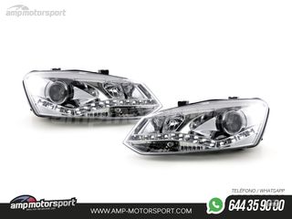 FAROS DELANTEROS LUZ DIURNA LED PARA VOLKSWAGEN POLO 6R