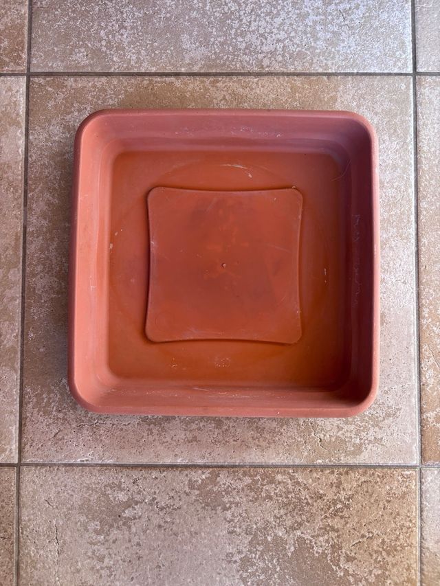 Testos de plàstic color terracota