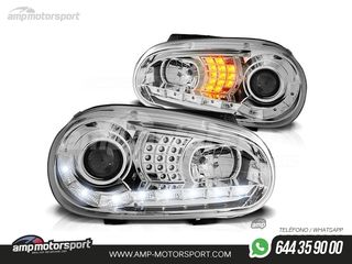 FAROS DELANTEROS LUZ DIURNA LED PARA VOLKSWAGEN GOLF MK4